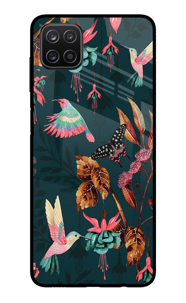 Birds Samsung A12 Metal Case Back Cover by Casekaro