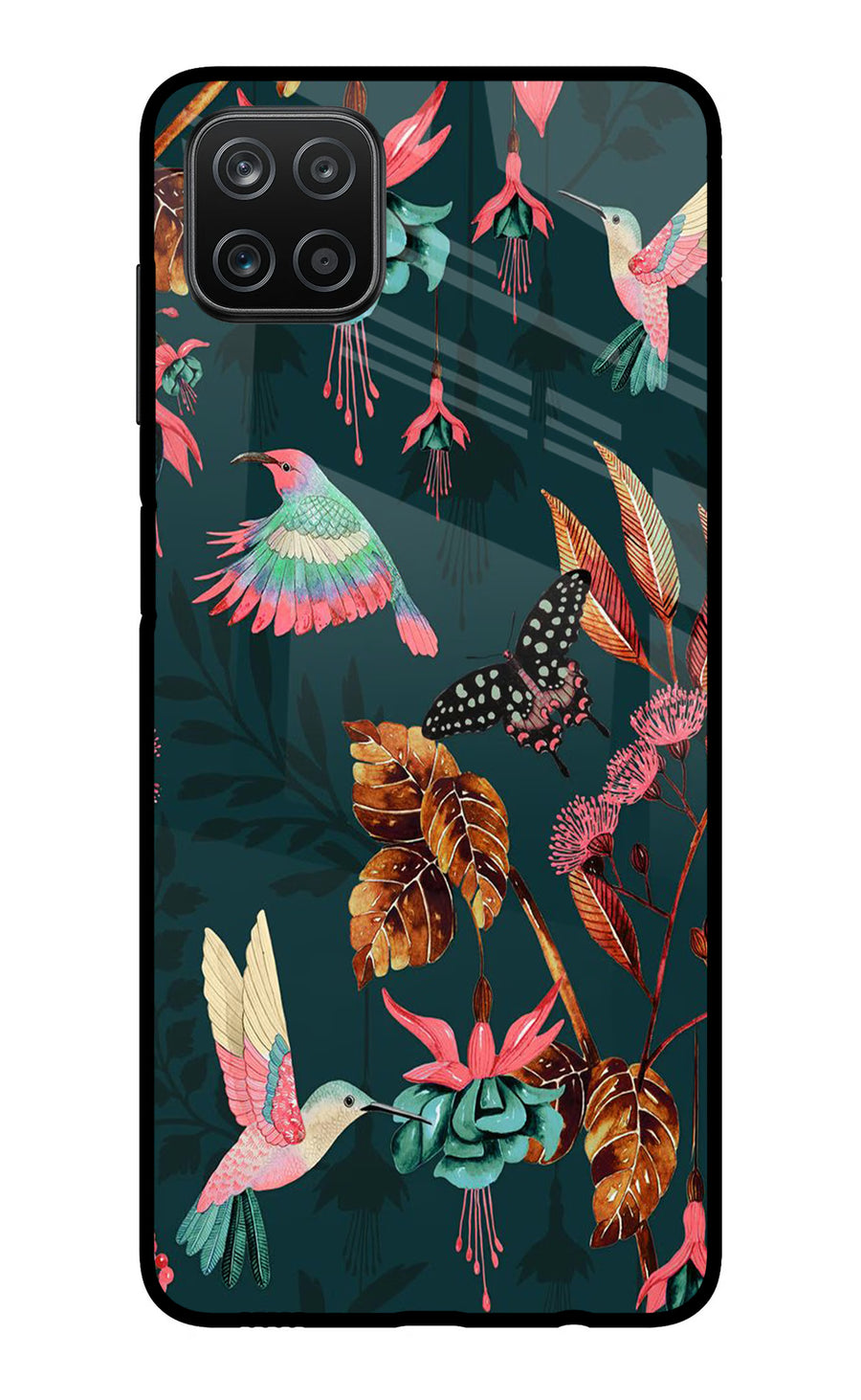 Birds Samsung A12 Back Cover, Metal case