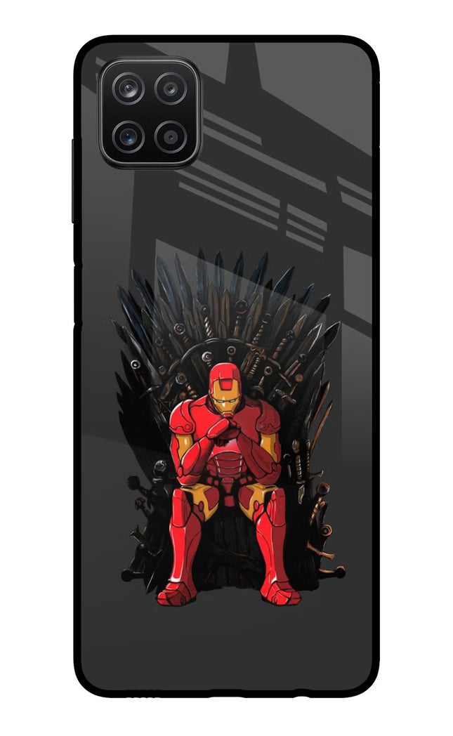 Ironman Throne Samsung A12 Metal Case Back Cover by Casekaro