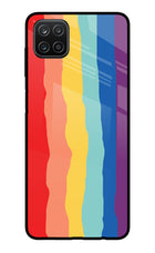 Rainbow Samsung A12 Metal Case Back Cover by Casekaro