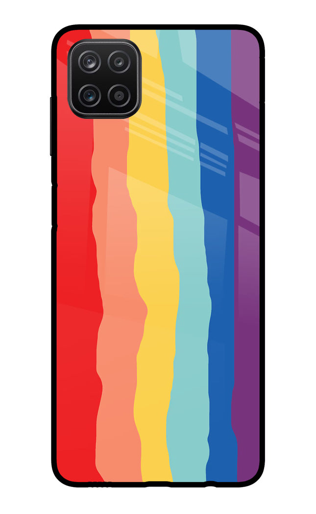 Rainbow Samsung A12 Metal Case Back Cover by Casekaro