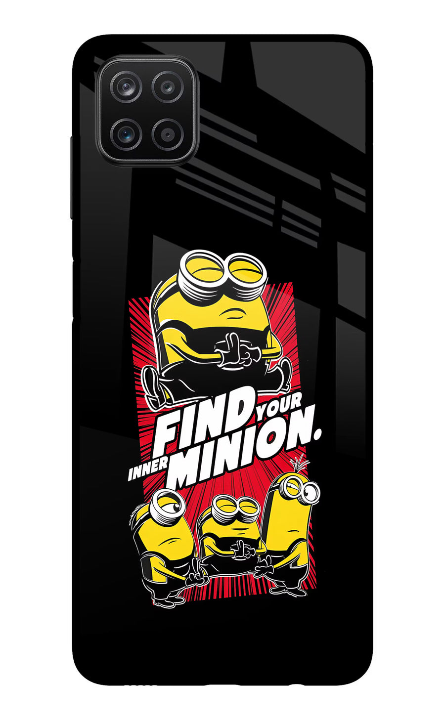 Find your inner Minion Samsung A12 Back Cover, Metal case