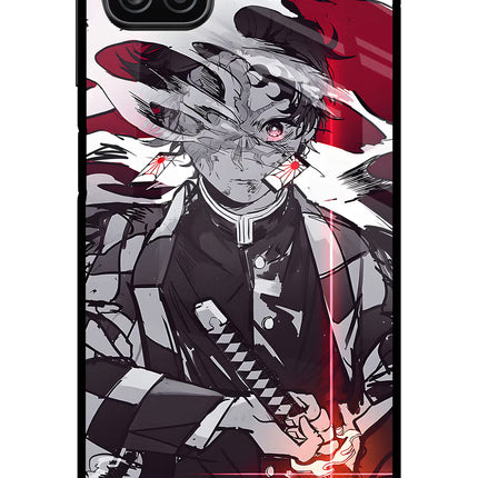 Demon Slayer Samsung A12 Metal Case Back Cover by Casekaro