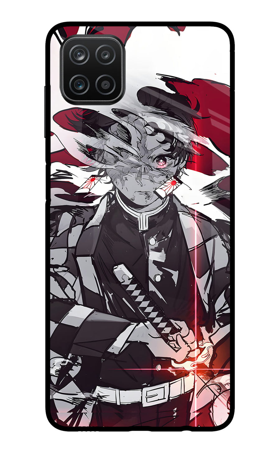 Demon Slayer Samsung A12 Back Cover, Metal case