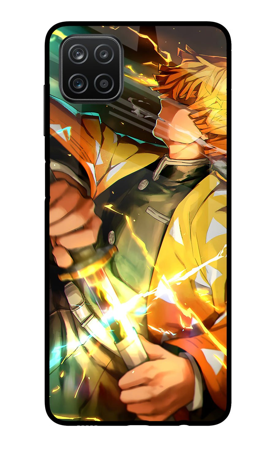 Demon Slayer Samsung A12 Back Cover, Metal case