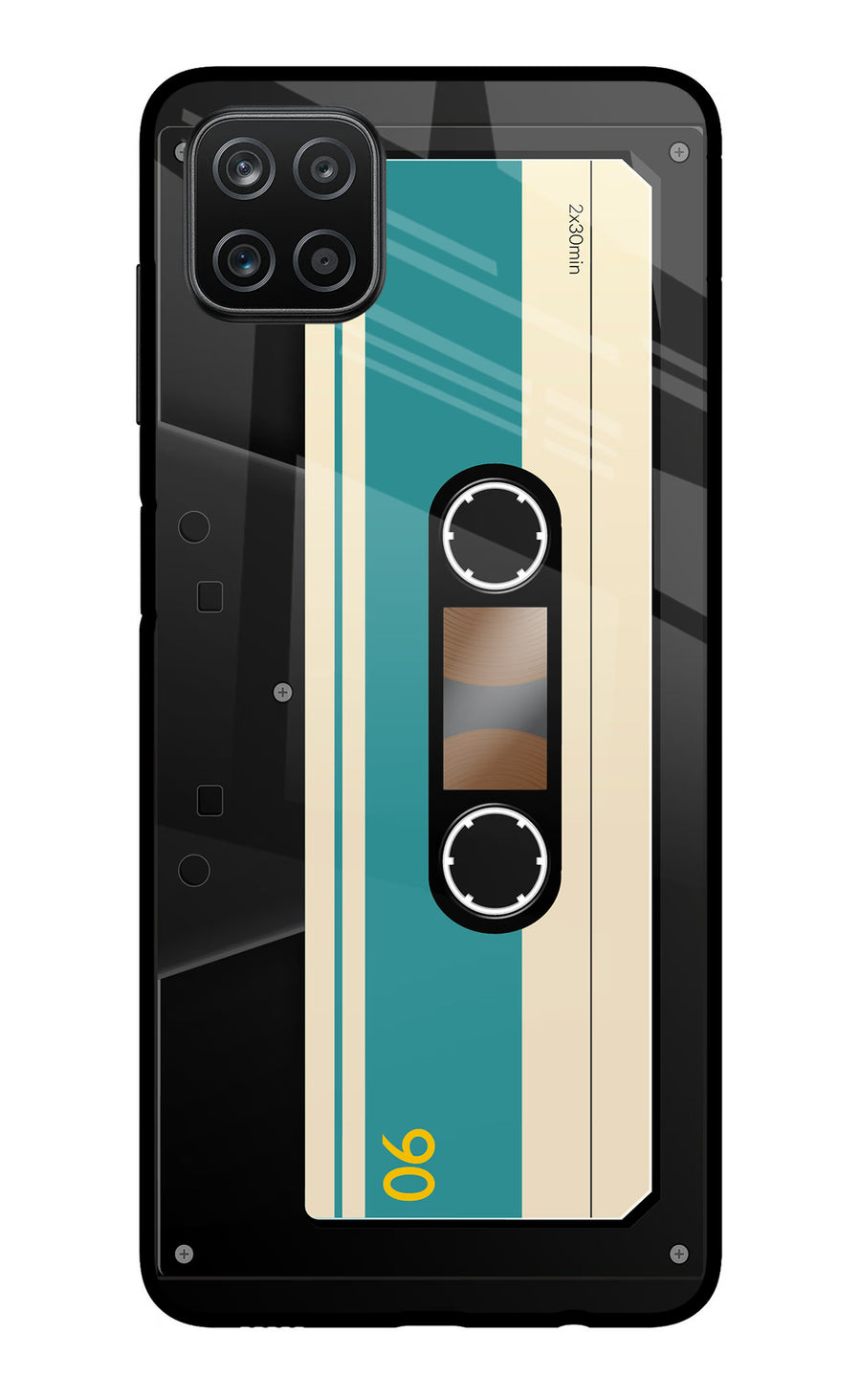 Cassette Samsung A12 Back Cover, Metal case