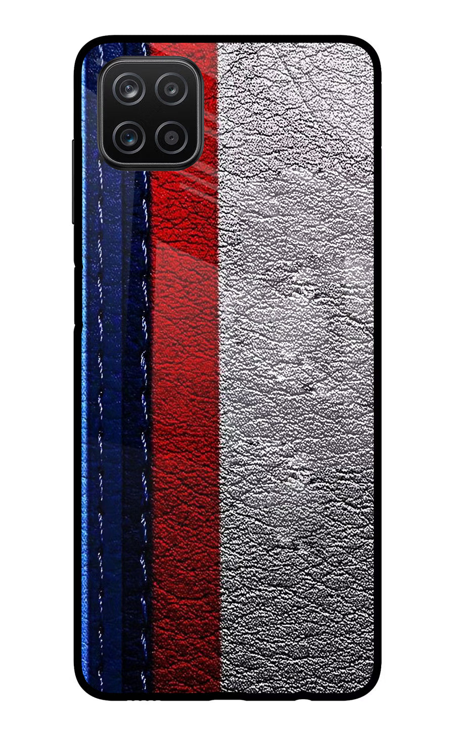 BMW Stripes Samsung A12 Back Cover, Metal case