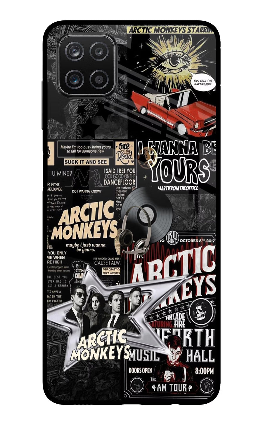 Arctic Monkeys Samsung A12 Back Cover, Metal case