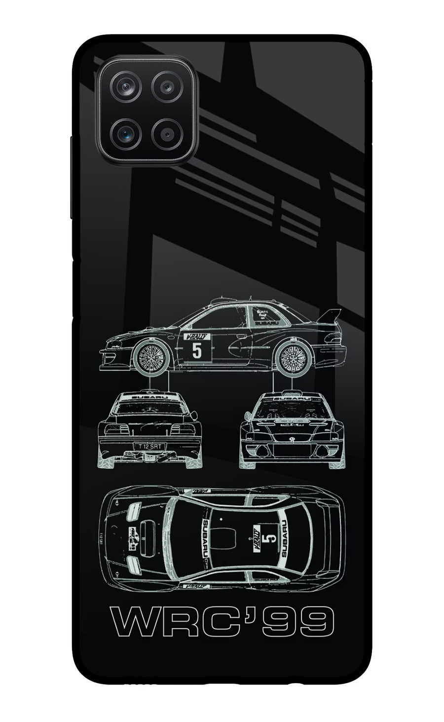 WRC'99 Samsung A12 Back Cover, Metal case