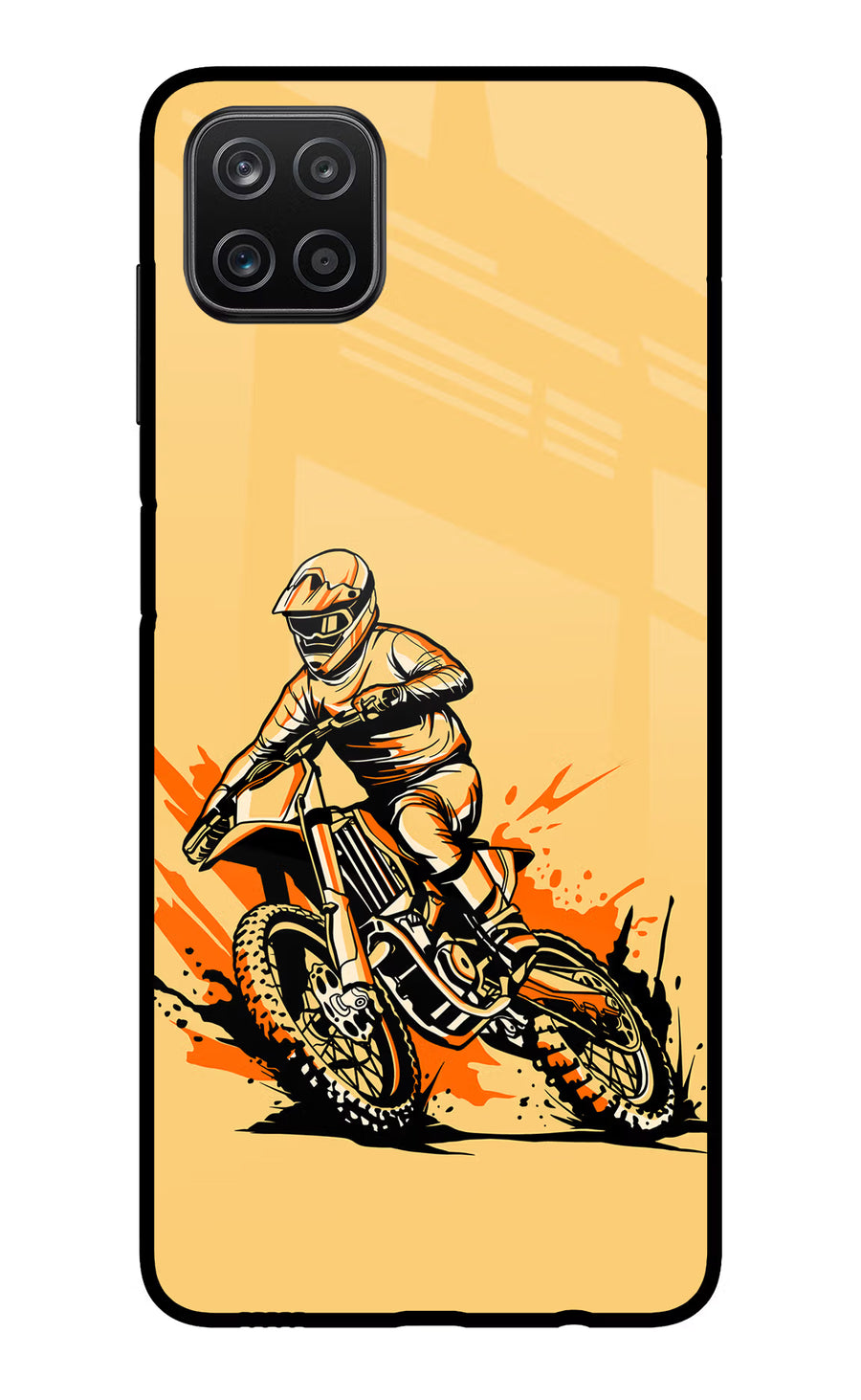 Off-Road Fury Samsung A12 Back Cover, Metal case
