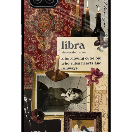 Libra Zodiac Samsung A12 Metal Case Back Cover by Casekaro