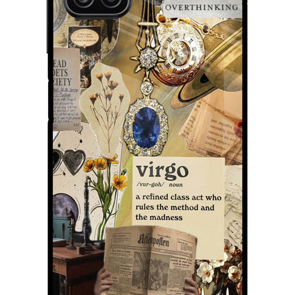 Virgo Zodiac Samsung A12 Metal Case Back Cover by Casekaro