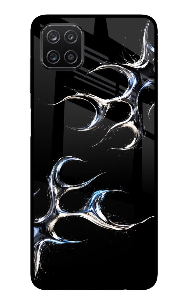 Chrome Tribal Samsung A12 Metal Case Back Cover by Casekaro