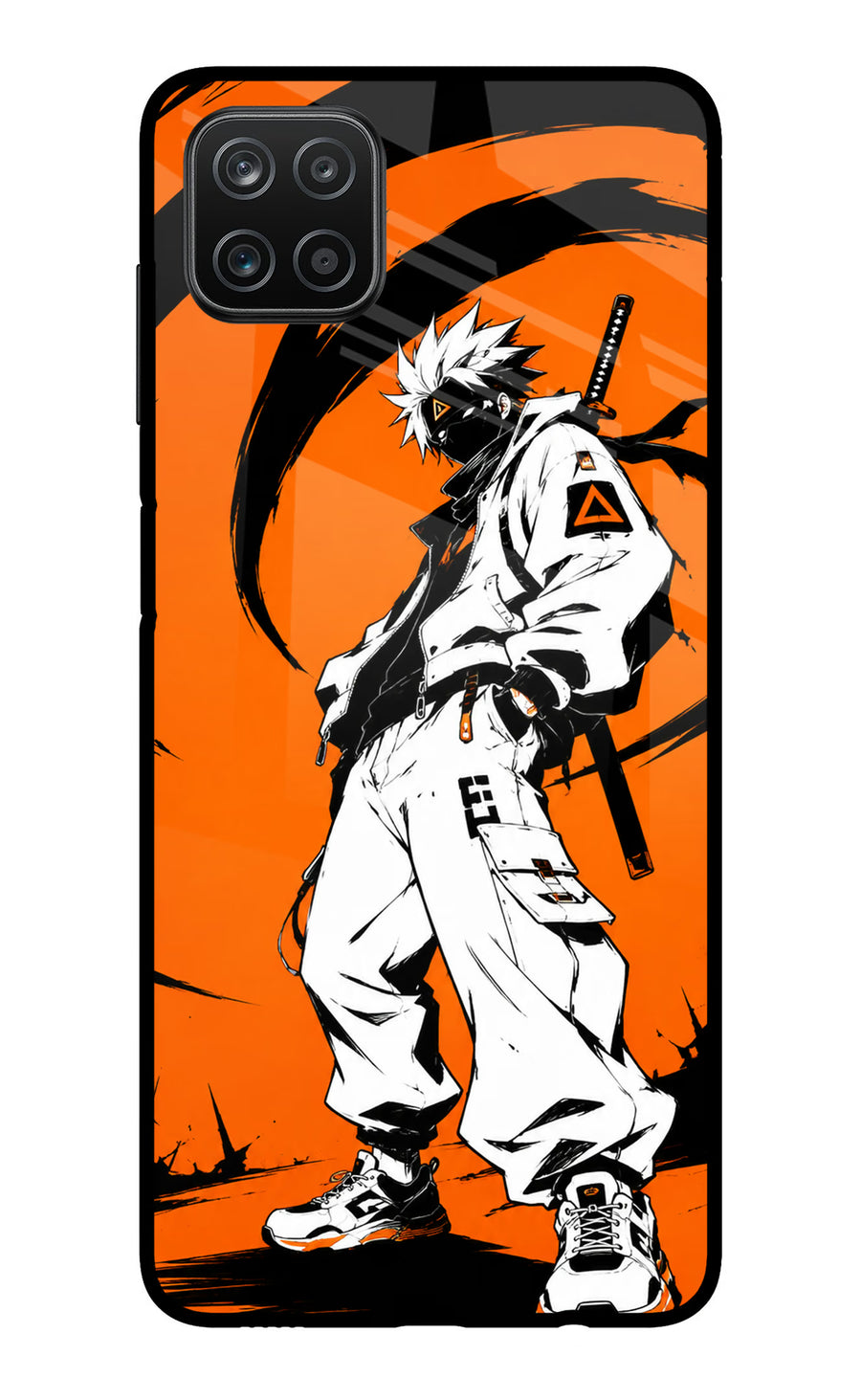 Street Samurai Samsung A12 Back Cover, Metal case