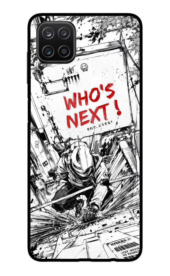 Who's Next Samsung A12 Metal Case Back Cover by Casekaro