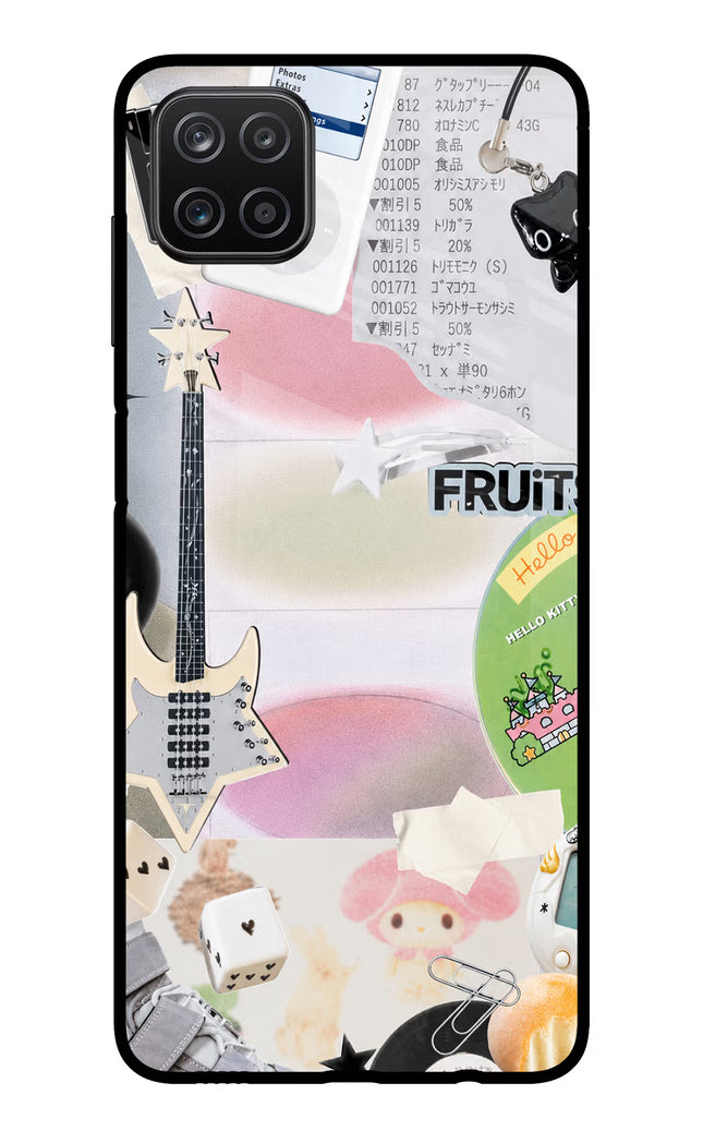 Softcore case Samsung A12 Metal Case Back Cover by Casekaro