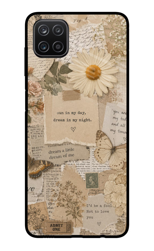 Vintage case Samsung A12 Metal Case Back Cover by Casekaro