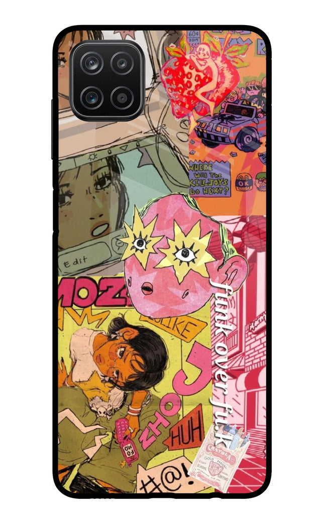 Funkover Samsung A12 Metal Case Back Cover by Casekaro