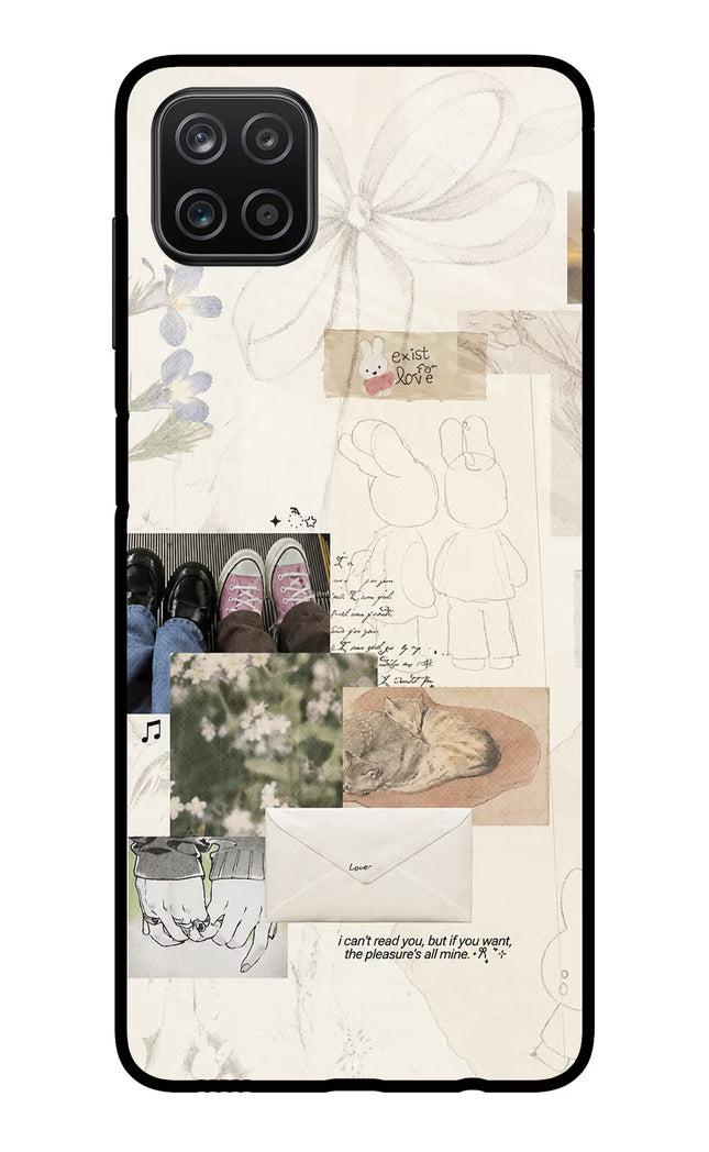 Soft Aesthetic Samsung A12 Metal Case Back Cover by Casekaro