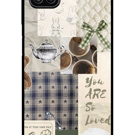 Cookie Samsung A12 Metal Case Back Cover by Casekaro