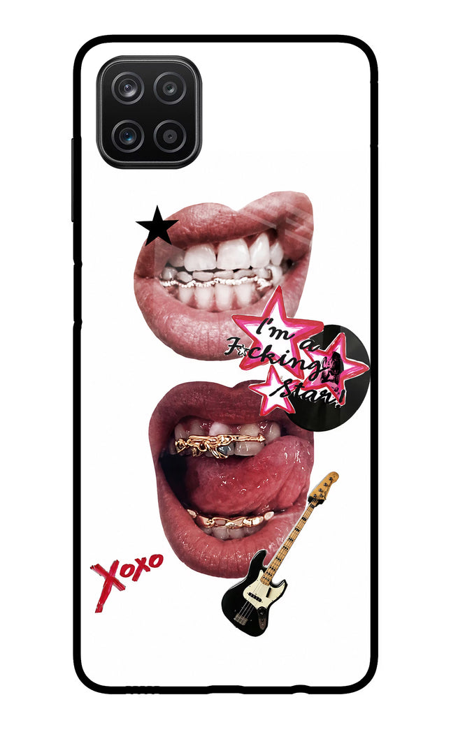 Rockstar Samsung A12 Metal Case Back Cover by Casekaro