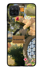 Rain Samsung A12 Metal Case Back Cover by Casekaro