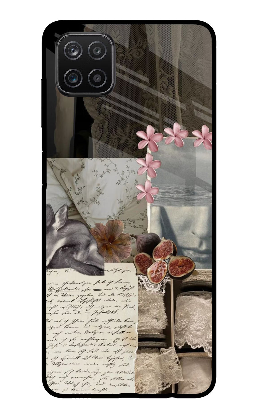 Midnight Sky Samsung A12 Back Cover, Metal case