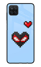 Peter Heart Samsung A12 Metal Case Back Cover by Casekaro