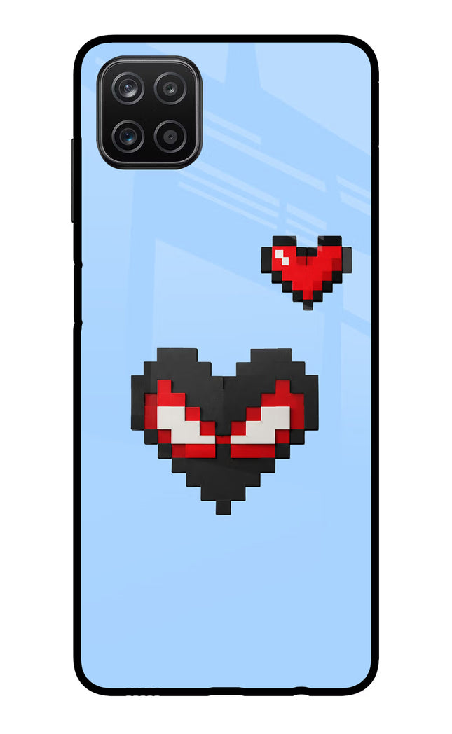 Peter Heart Samsung A12 Metal Case Back Cover by Casekaro
