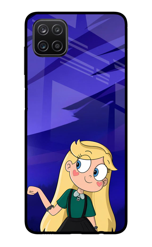 Star Glow Samsung A12 Metal Case Back Cover by Casekaro