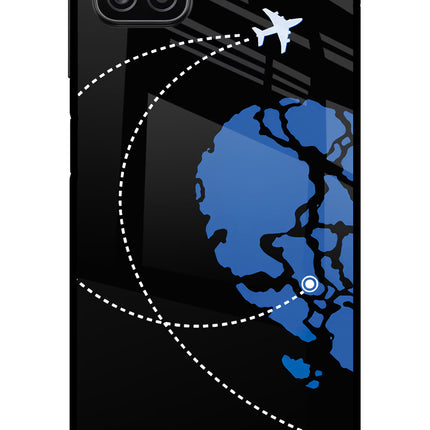 Love Orbit Samsung A12 Metal Case Back Cover by Casekaro