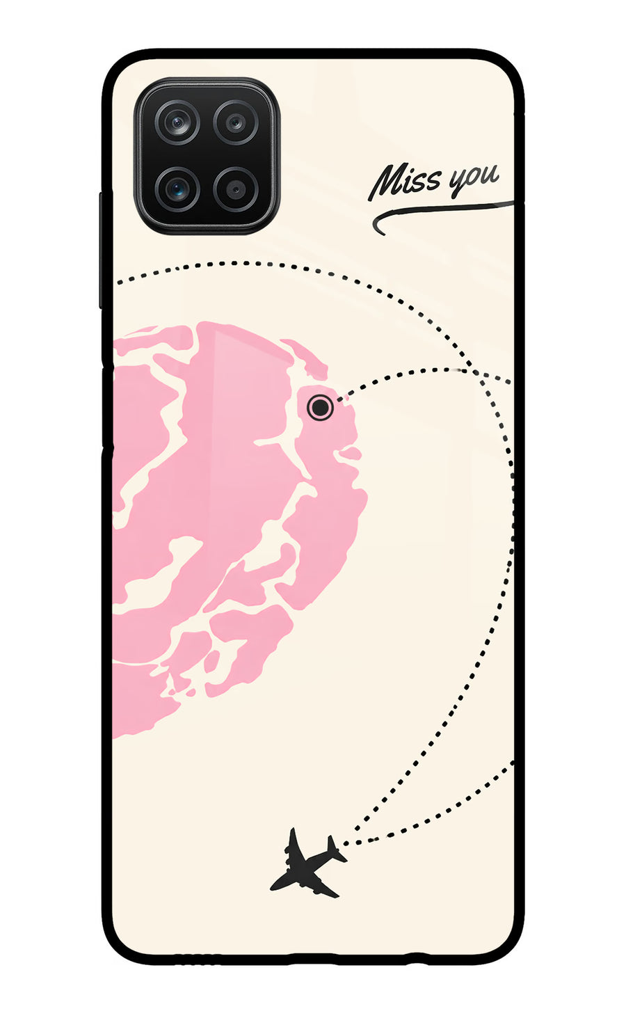 Miss Orbit Samsung A12 Back Cover, Metal case