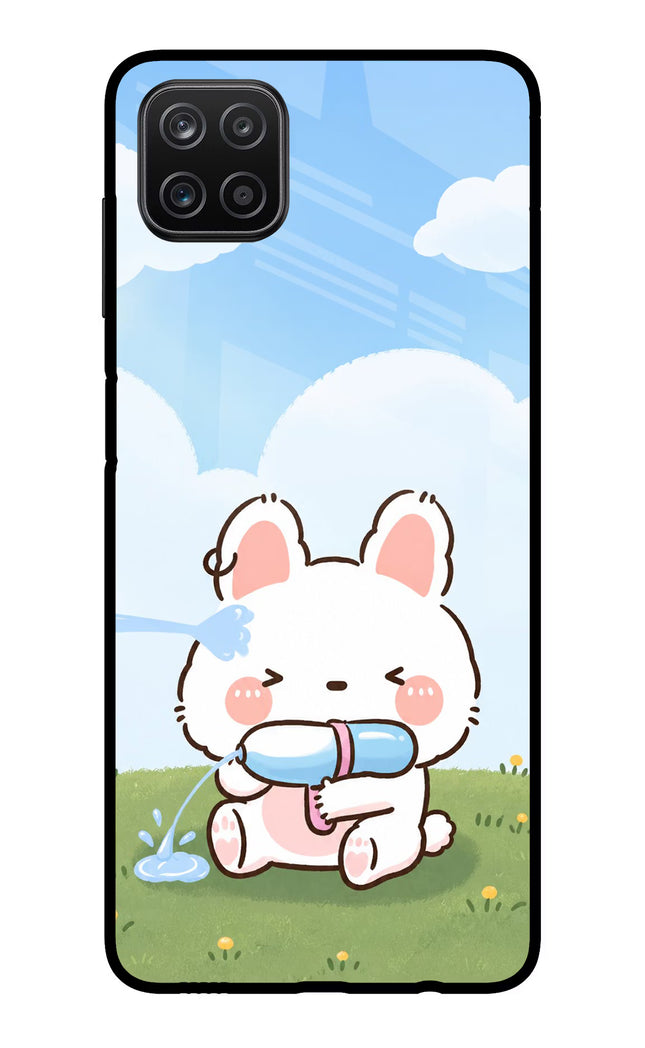 Bunny Treat Samsung A12 Metal Case Back Cover by Casekaro