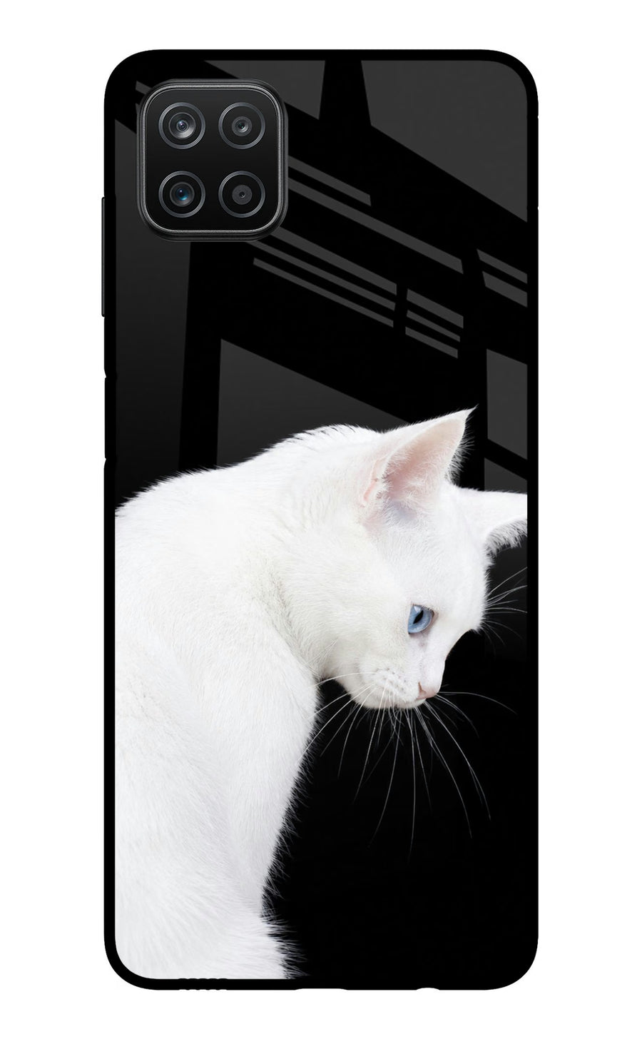 Snow Gaze Samsung A12 Back Cover, Metal case