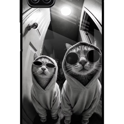 Hood Cats Samsung A12 Metal Case Back Cover by Casekaro