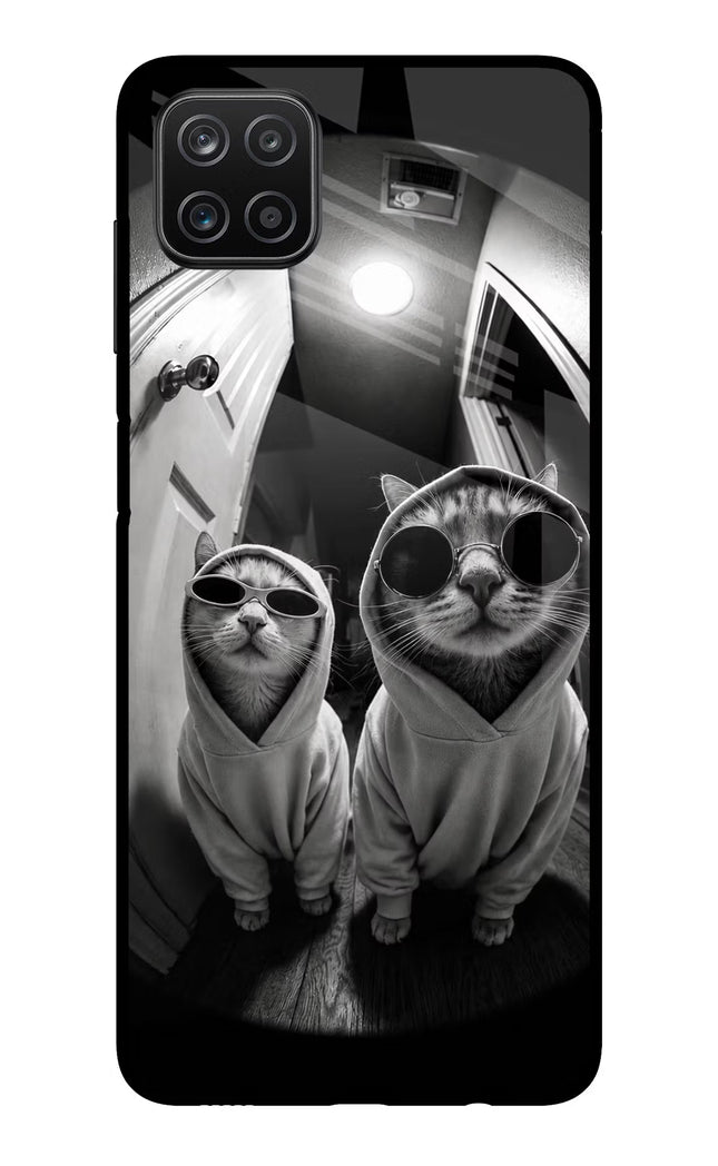 Hood Cats Samsung A12 Metal Case Back Cover by Casekaro