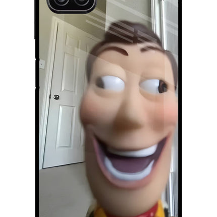 Side Eye Woody Samsung A12 Metal Case Back Cover by Casekaro