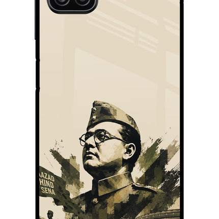Netaji Rising Samsung A12 Metal Case Back Cover by Casekaro