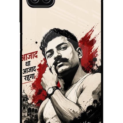 Chandrashekhar Azad Fearless Samsung A12 Metal Case Back Cover by Casekaro