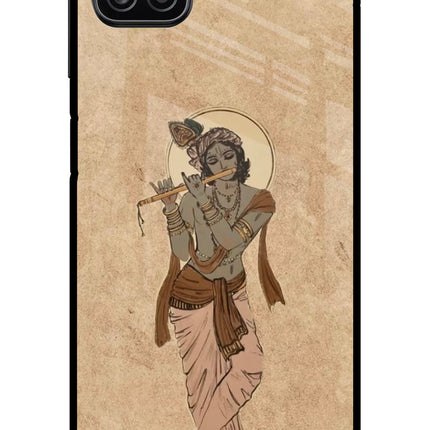 Krishna Samsung A12 Metal Case Back Cover by Casekaro