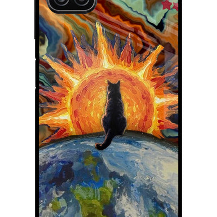 Sunrise Beyond Samsung A12 Metal Case Back Cover by Casekaro