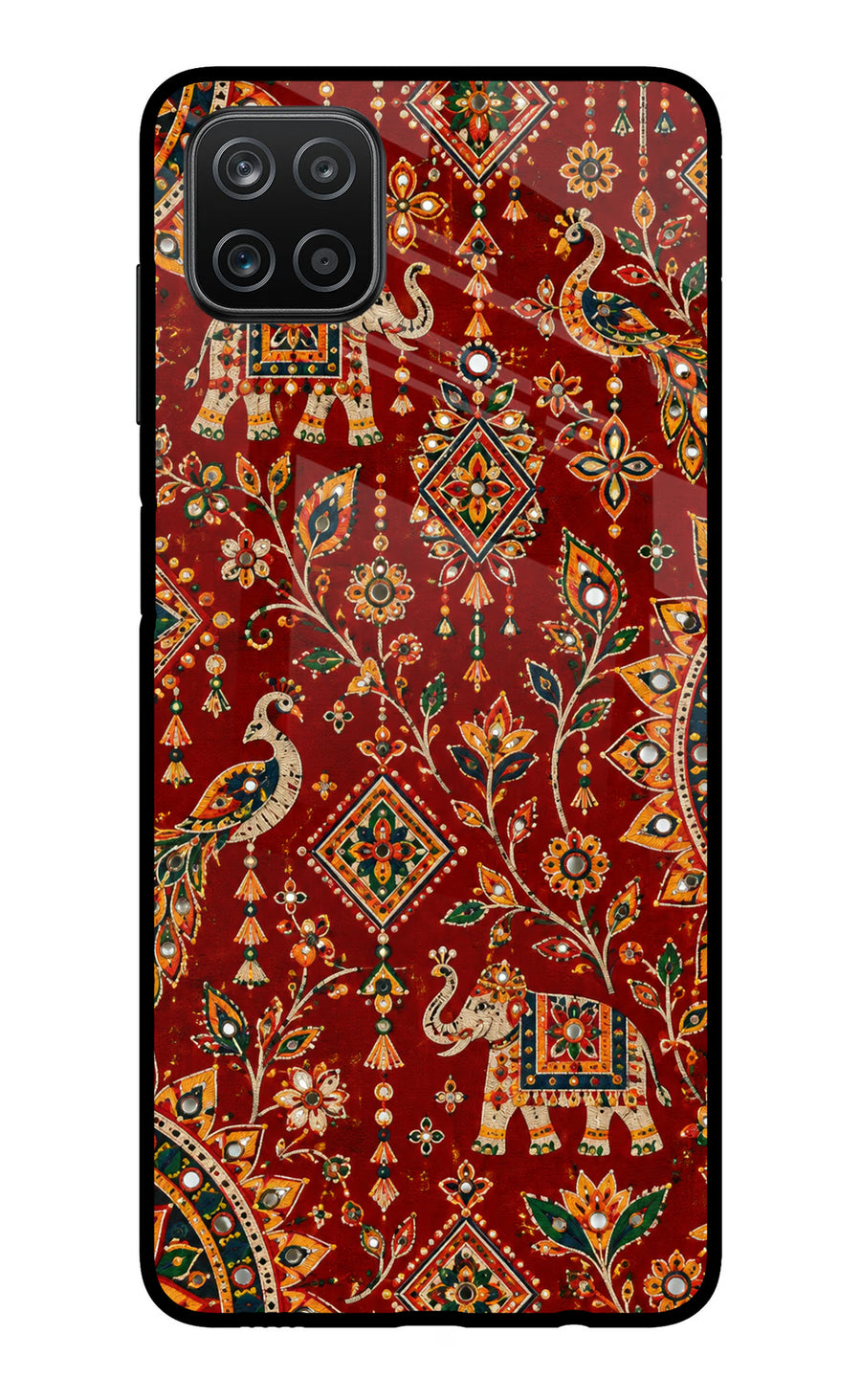 Laal Riwaaz Samsung A12 Back Cover, Metal case