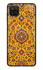 Sunlit Aura Samsung A12 Metal Case Back Cover by Casekaro