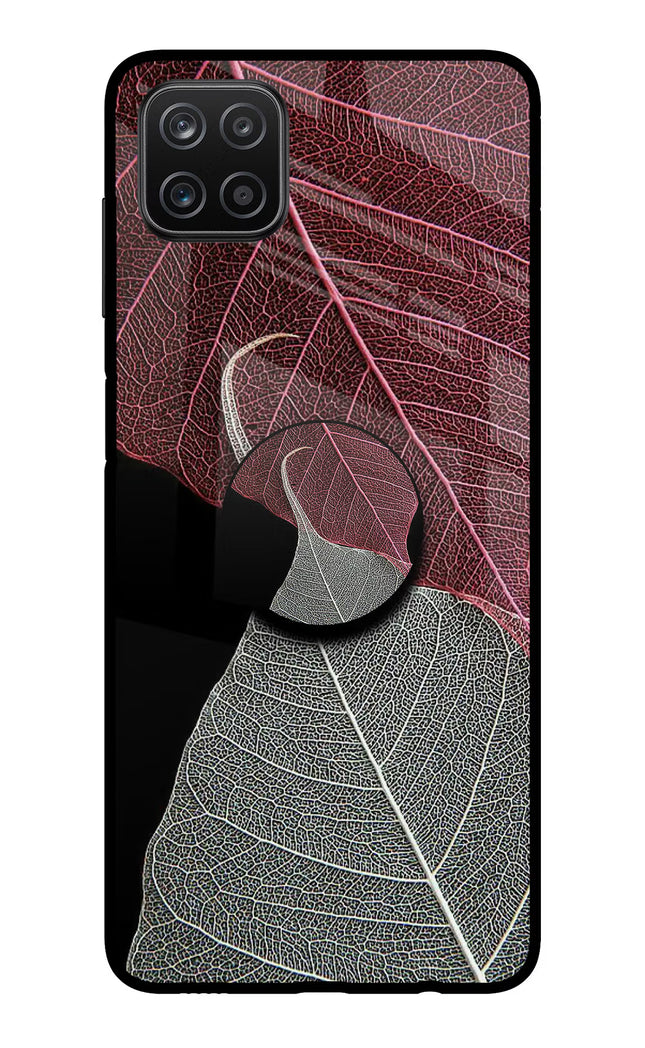 Leaf Pattern Samsung A12 Pop Case by Casekaro