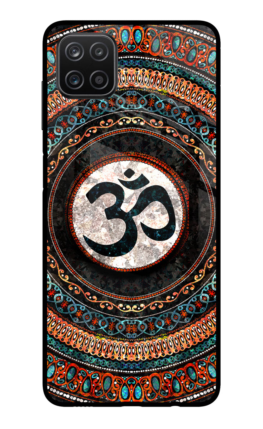 Om Culture Samsung A12 Pop Case, Metal case