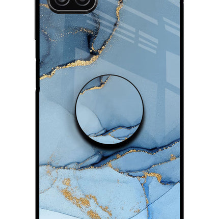 Blue Marble Samsung A12 Pop Case by Casekaro