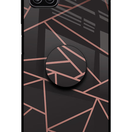 Geometric Pattern Samsung A12 Pop Case by Casekaro