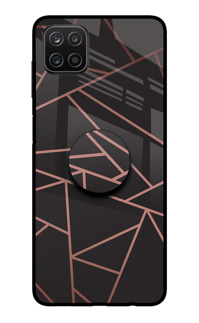 Geometric Pattern Samsung A12 Pop Case by Casekaro