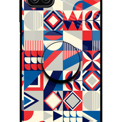 Colorful Pattern Samsung A12 Pop Case by Casekaro