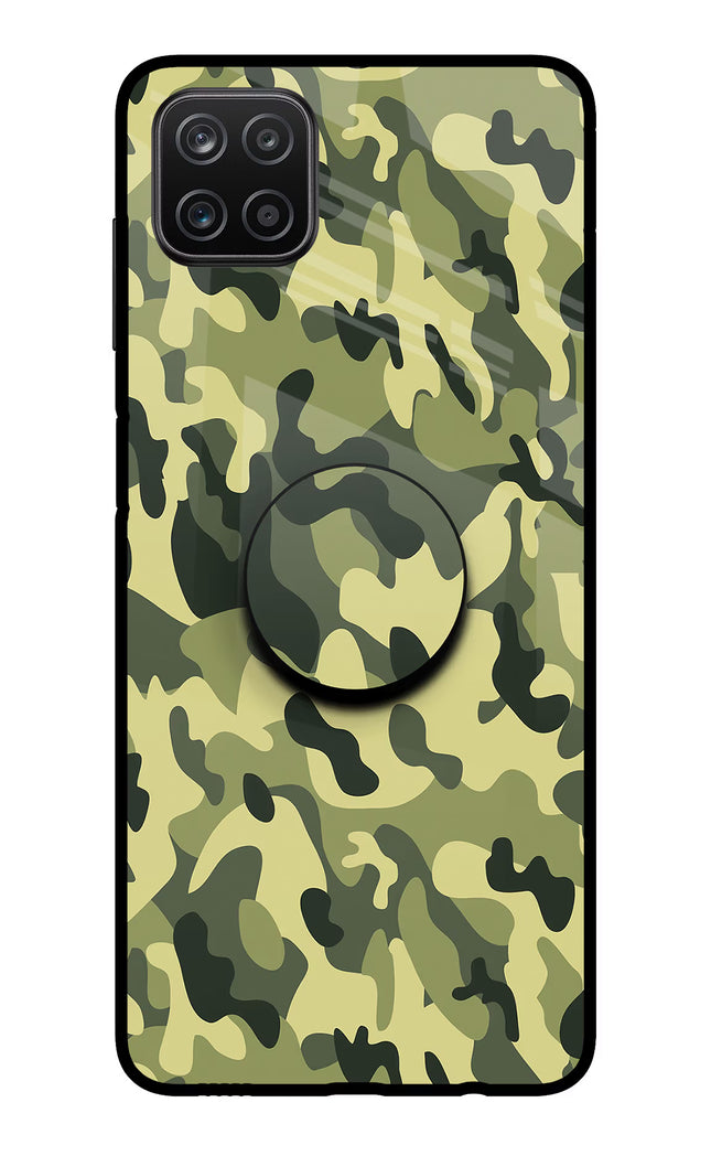 Camouflage Samsung A12 Pop Case by Casekaro